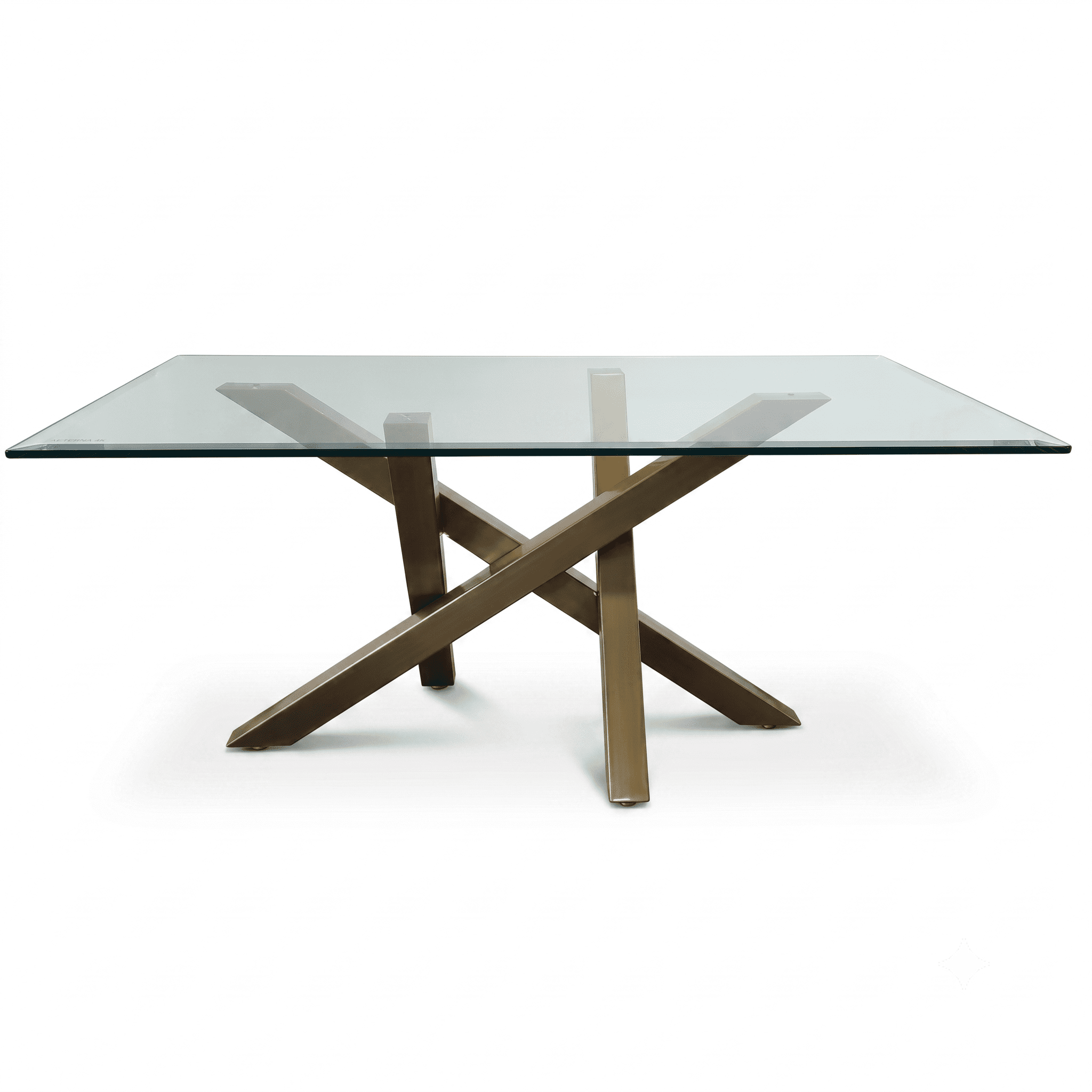 Gemini_Generated_Image_fj7iepfj7iepfj7i Mesa de comedor Vidrio - London
