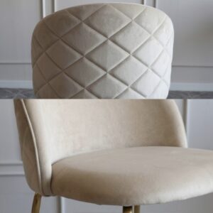 Silla Velvet beige Premium