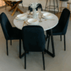Comedor Redondo Mármol - Greco 4P