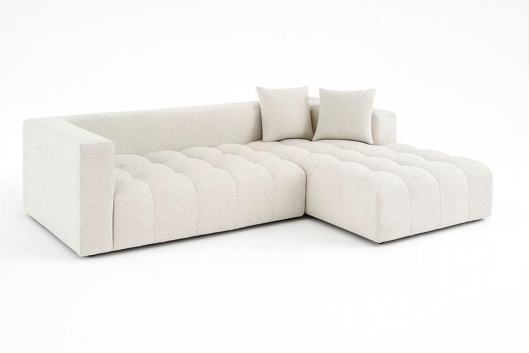 sofa cosmos seccional Sofá seccional Cosmos Bouclé Phe