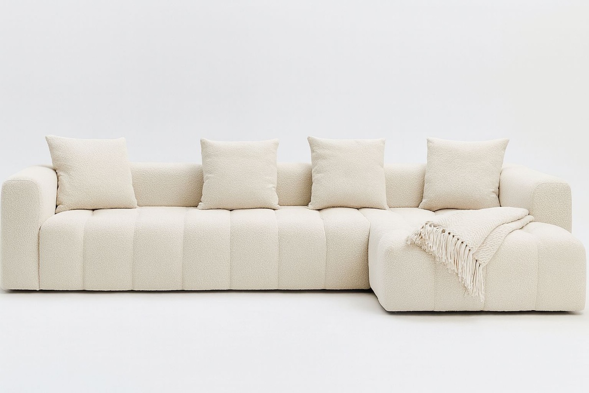 sofa nuevo boucle Sofá seccional
