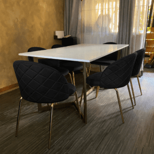 Comedor modelo Marfil Cuarzo - 6 puestos delux