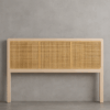 Respaldo madera Lenga y junco natural