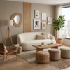 Sofá de living moderno