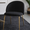 Silla Velvet Negro