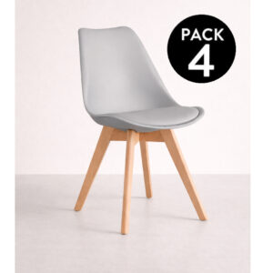 PACK 4 Sillas de Comedor modelo Tulip PACK 4 Sillas de Comedor modelo Tulip