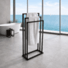 Porta toallas o toallero de piso para baño toallero de piso para baño