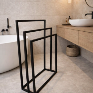 Porta toallas o toallero de piso para baño