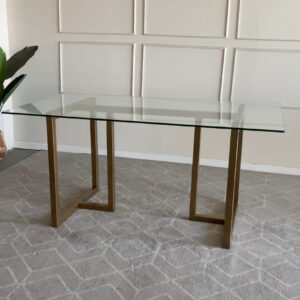 Mesa de comedor OVAL en Vidrio 140x80/160x90/200x100cm