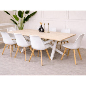 Comedor London 8 puestos en madera