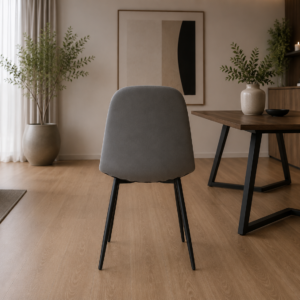 Pack de 4: Silla Velvet eames gris Premium