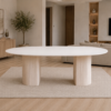 Mesa de comedor de cuarzo
