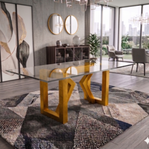 Mesa de Comedor Vidrio Alcaza