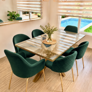 Comedor London Vidrio 6 puestos Comedor London Vidrio 6 puestos