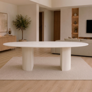 Mesa de comedor de cuarzo