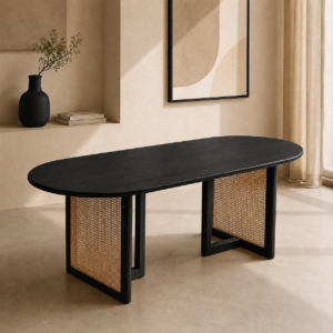 Mesa De Comedor madera Lenga Junco Athenas