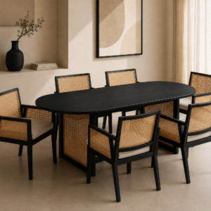 Mesa De Comedor madera Lenga Junco Athenas