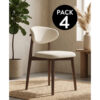 Pack de 4 Sillas de Madera