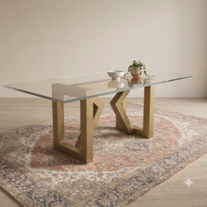 Comedor Neo Retro Vidrio 6 puestos
