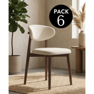 Pack de 6 Sillas de Madera