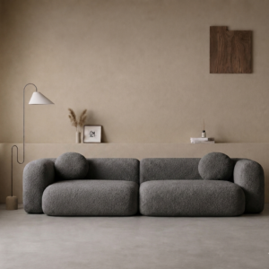 Sofá Loft en boucle Phe