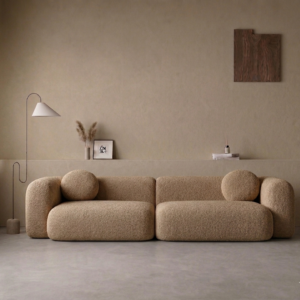 Sofá Loft en boucle Phe
