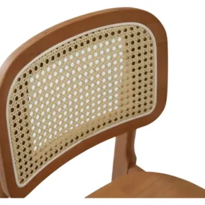 Silla de Comedor madera ratán junco